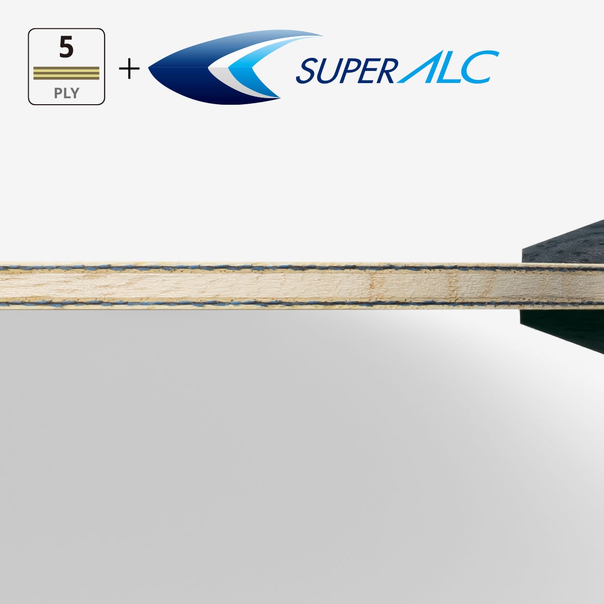 Butterfly Fan Zhendong Super ALC: Close up of ALC and Wood Plies